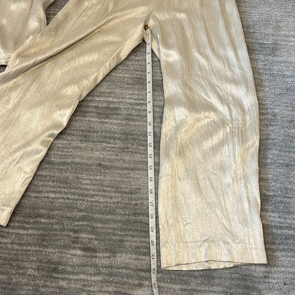 Vintage shimmery Night lights by Michael Calderon pantsuit set made in USA 4 - Picture 6 of 11